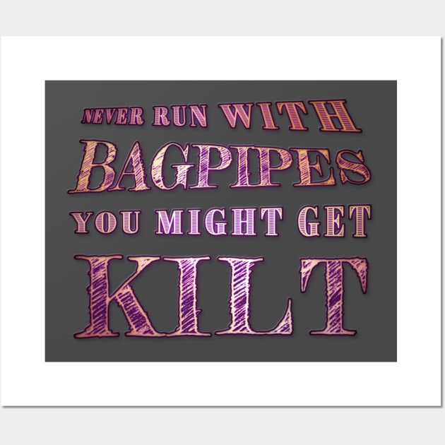 Might Get Kilt Wall Art by Jarrodjvandenberg